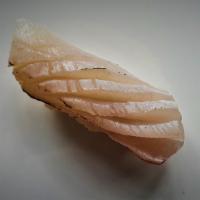 Butterfish · 1pc Medai, Kagoshima
(wasabi, soy sauce is pre-seasoned)