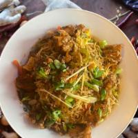 Chicken Schezwan Combination (Noodles And Rice) · This dish is our tribute to the street vendors of Mumbai, as I loved ordering their food. Ha...