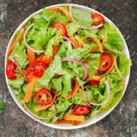 Classic House Salad  · (Vegetarian) Romaine lettuce, cherry tomatoes, carrots, and onions dressed tossed with lemon...