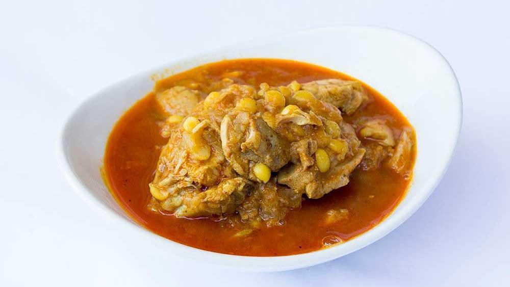 Rangoon Chicken Curry (Lunch) · Spicy Dish. Available with Medium, Hot or Very Hot. Chicken thigh cooked with yellow beans in a light curry.