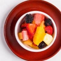 Side Fruit · Chef's choice of organic seasonal fruit.
