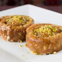 Burma · Phyllo dough filled with pistachio and syrup.