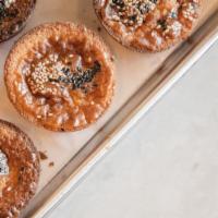 Mochi Cakes · Crispy, buttery outside with sesame seeds + chewy, mochi inside