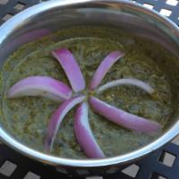 Curry -Saag Paneer / Palak Paneer · A lighter version of the traditional curry made with greens (spinach and mustard leaves).