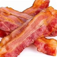 Side of Bacon · Freshly cooked strips of bacon.