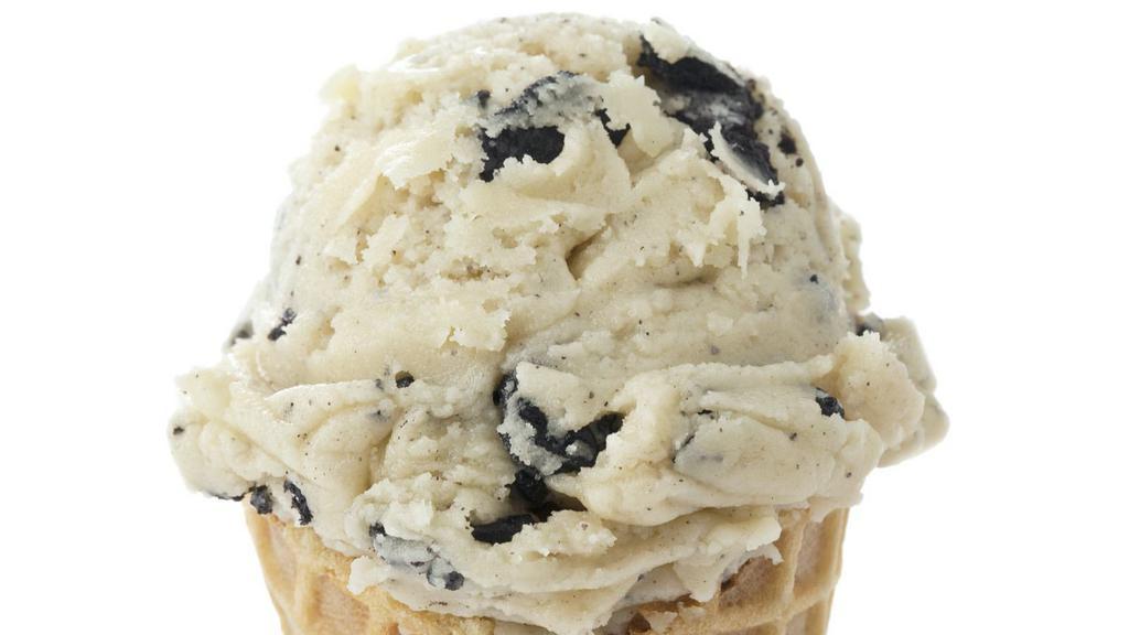 Cookies and Cream Ice Cream · Fresh scoops of cookies and cream ice cream.