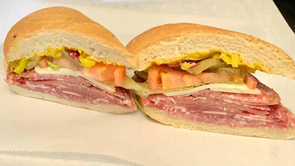 Italian Combo  · Prosciutto, peppered salami, coppa, and provolone cheese on a ciabatta roll.