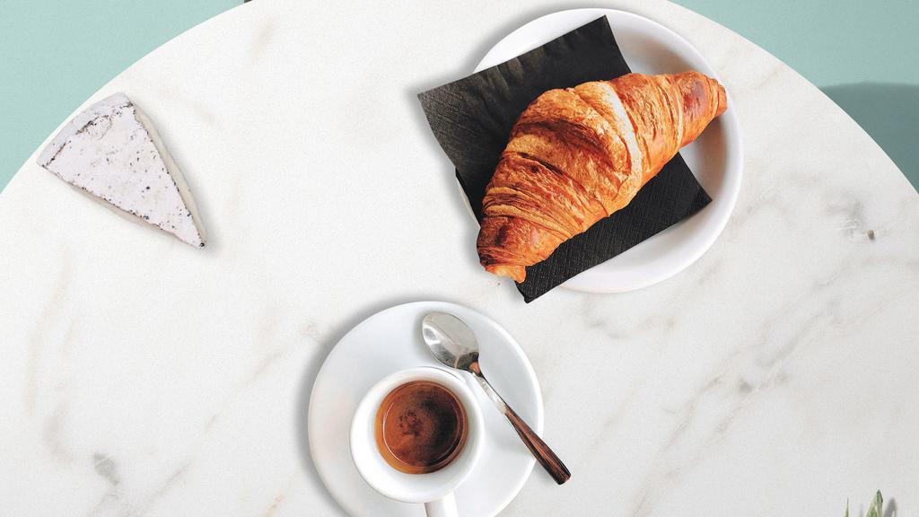 The Plain The Plain Croissant · Buttery, light, flaky, and delicately sweet crescent-shaped french pastry.