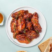 Soy Sauce Wrestler Wings · Chicken wings with a own soy sauce.