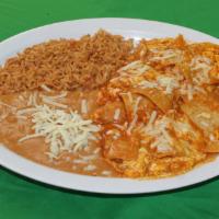 Chilaquiles · Tortilla chips