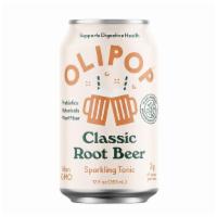 OLIPOP Classic Root Beer · 2g of sugar per can. It marries a classic bite with a creamy sweetness with extracts of swee...