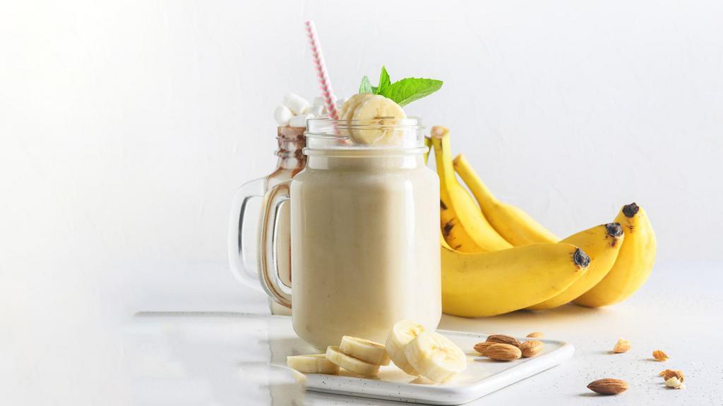 Banana Nut Milkshake · Salty and sweet milkshake made with fresh banana nut ice cream.