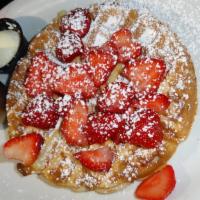 Strawberry Belgian Waffle · 