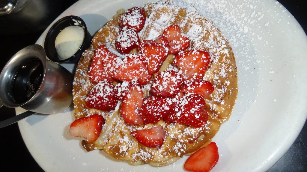 Strawberry Belgian Waffle · 