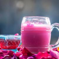 Rose Milk · Rose Milk is an Indian, cold milk drink made of rose syrup and cashew powder.