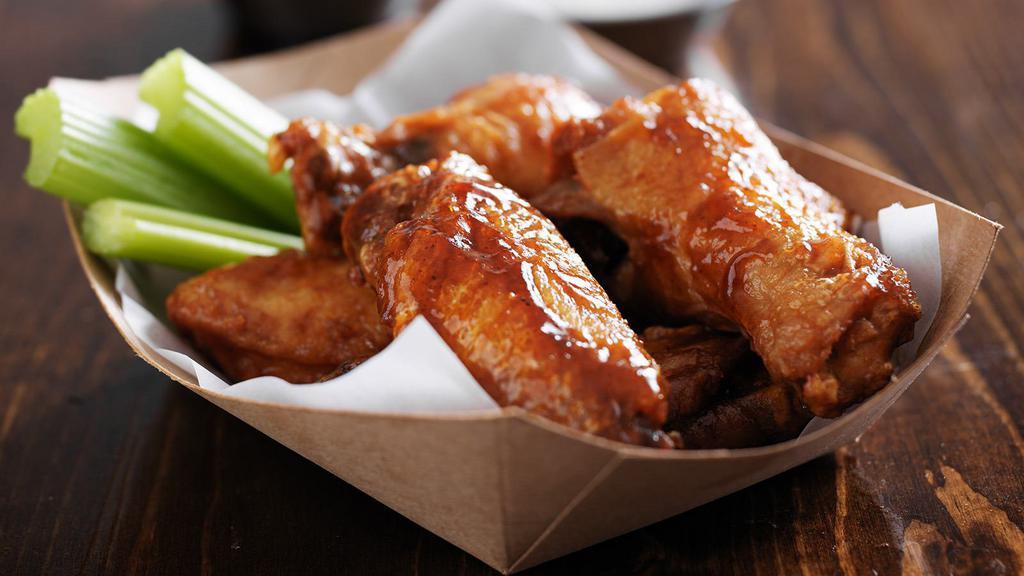 Halal BBQ Wings · Sweet barbeque sauce tossed with halal chicken wings and served to perfection.
