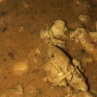 Chicken Curry · Boneless chicken cooked in a mild sauce.
