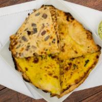 Mixed Naan Basket · A sampler of all of specialty naans.