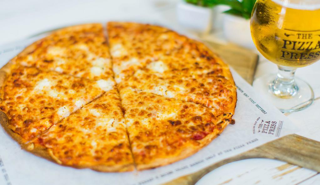 The Pizza Cheese · Red sauce, mozzarella and one cheese