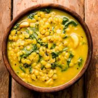 Saag Daal · Lentils cooked with fresh spinach packed with fiber, protiens and iron
