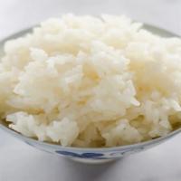 Plain Rice · Steamed aged basmati zafran rice.
