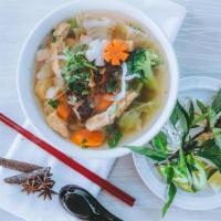 8. Pho Chay - Veggie Pho Noodle Soup · Tofu, Mushroom & Vegetables w/Vegetable based Noodle Soup
