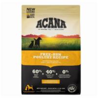 Acana Free Run Poultry - 13 Lbs · ACANA Free-Run Poultry Recipe Grain-Free Dry Dog Food.  The first 2 ingredients in this nutr...