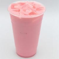 220. Strawberry Milk Tea · 士多俾梨奶茶.