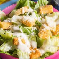 Caesar Salad · Romaine lettuce, Croutons, Parmesan cheese, and house made Caesar dressing (served on the si...