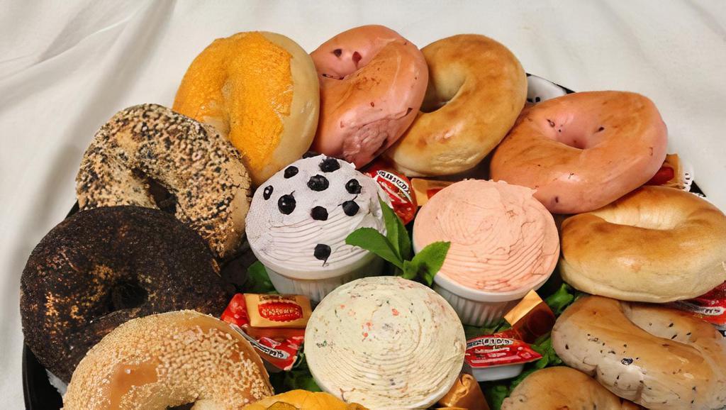 Half Dozen Bagels · Gourmet Cheese Bagel for an additional charge.