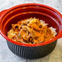 Curry Beef Rice · 2 oz Sliced beef in curry sauce