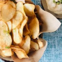 House Made Potato Chip · Roasted Leek Dip