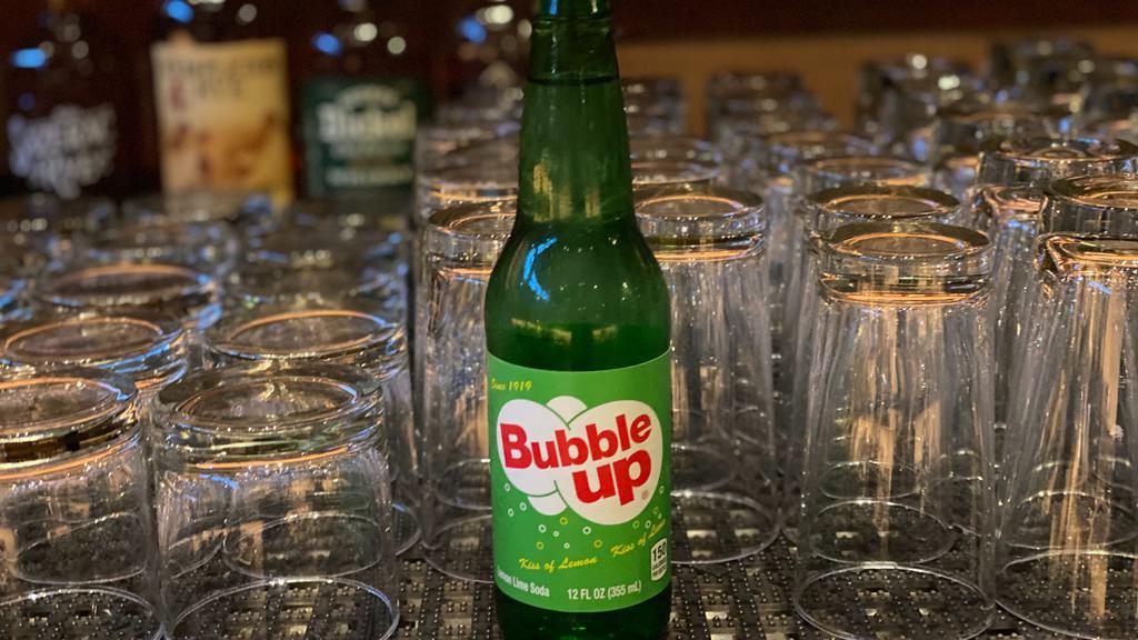 Bubble Up · Cane Sugar.