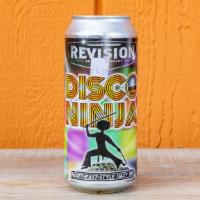 Revision Disco Ninja Hazy IPA 4pk-16oz Cans · Kaleidoscopic nunchuck hits to the dome with Citra, Galaxy, Mosaic and Amarillo. Stealthily ...
