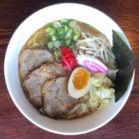 Men-Bei Ramen · *House Specialty Ramen. Noodles in special garlic flavored soup, topped with slices of pork,...