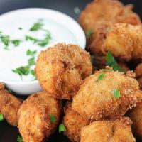 Peri Chick'n Nuggets · Small piece of chicken meat that is breaded and then deep fried.