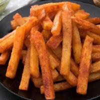 crispy French Fries · Potato chips smothered with Peri salt.