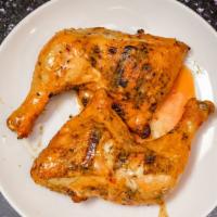 Two Chicken Leg and Thigh · 2 Flame grilled Chicken Leg and thigh with a choice of sauce.