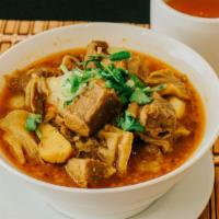 咖喱牛腩云吞面Curry Beef Brisket & Wun-Tun Noodle Soup · Hong Kong style wheat and egg noodle with curry beef brisket and Wun-Tun in freshly  broth.
...