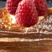 Fruit Bite (Raspberry) · Wheat Flour, Bavarian Cream, Raspberry.

Contains: Coconut, Milk, Wheat