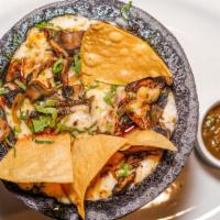 Queso Fundido · Melted queso Oaxaca with choice of additions below