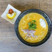 Coconut Chicken Noodle Soup (Ohn No Kawt Swe) · Nan Gyi Thok
