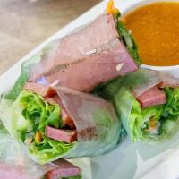 A3. Pork Rolls · Famous grilled pork rolls served with special dipping sauce.