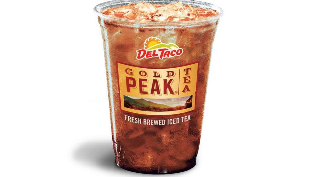 Medium Brewed Gold Peak® Iced Tea (Unsweetened) · Enjoy a medium glass of our refreshing Gold Peak® Iced Tea.