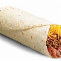 Del Combo Burrito · Seasoned beef, slow-cooked beans made from scratch, freshly grated cheddar cheese, and zesty...