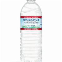 Bottled Water · Enjoy a cold bottle of water. Bottled water brands may vary by location.