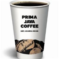 Prima Java Coffee · Made with a premium blend of 100% Arabica beans, this medium roast is brewed throughout the ...