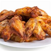 Salt & Pepper Chicken Wings · Un-breaded chicken wings, fried then tossed in salt and pepper.