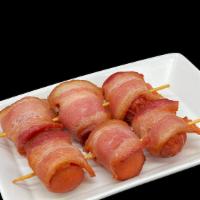 9. Sausage Bacon Rolls · 2 skewers.