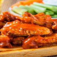 Bbq Wings (Baked) · Bbq chicken wings baked in our special cooking method of parboiling.